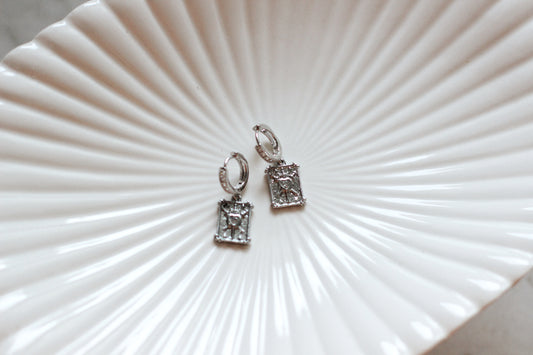 Silver "Vintage" earrings